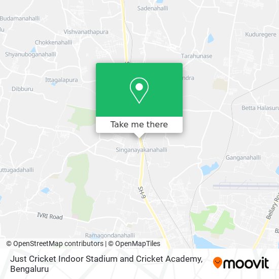 Just Cricket Indoor Stadium and Cricket Academy map