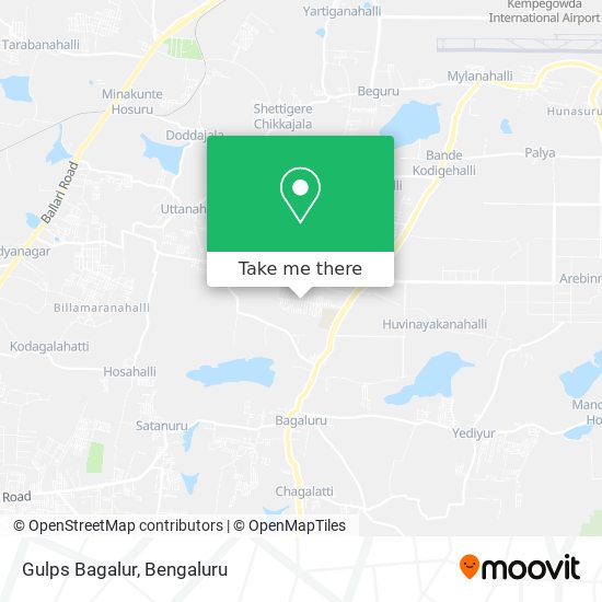 Gulps Bagalur map