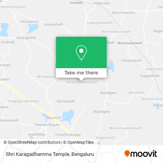 Shri Karagadhamma Temple map