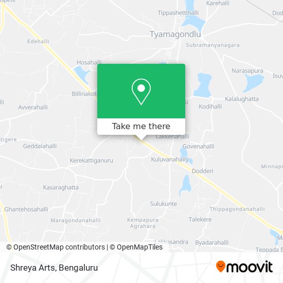 Shreya Arts map