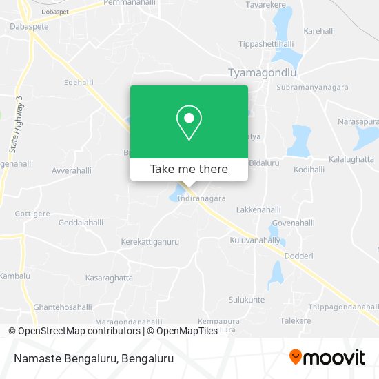 Namaste Bengaluru map
