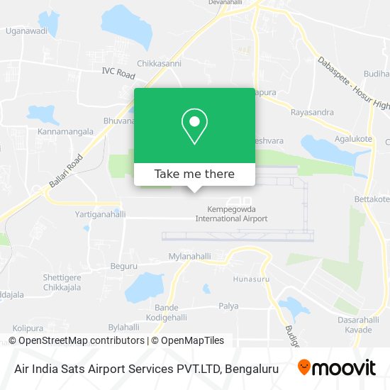 Air India Sats Airport Services PVT.LTD map