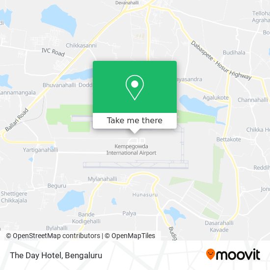 The Day Hotel map
