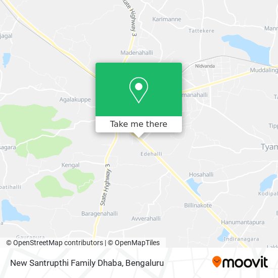 New Santrupthi Family Dhaba map