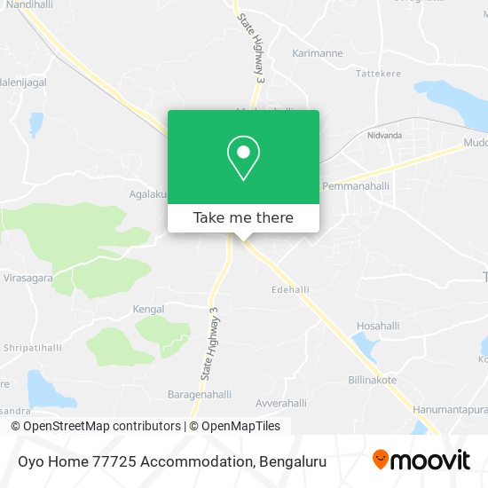 Oyo Home 77725 Accommodation map