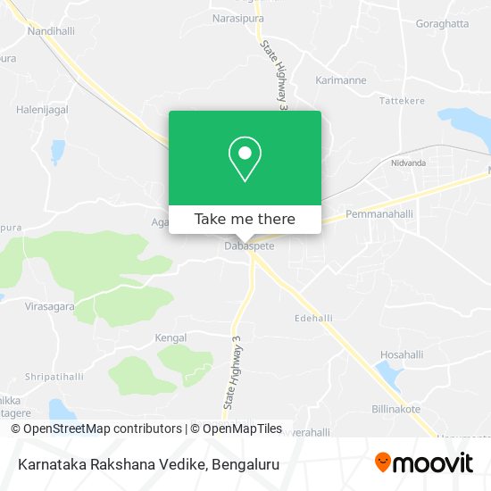 Karnataka Rakshana Vedike map