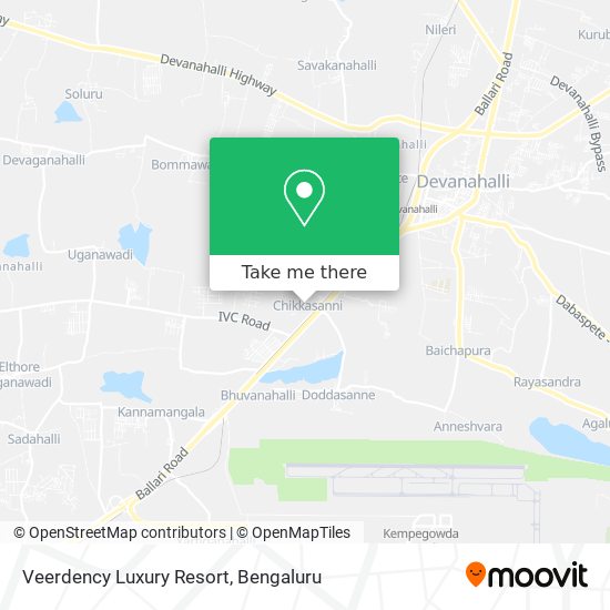 Veerdency Luxury Resort map