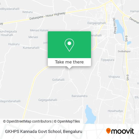 GKHPS Kannada Govt School map