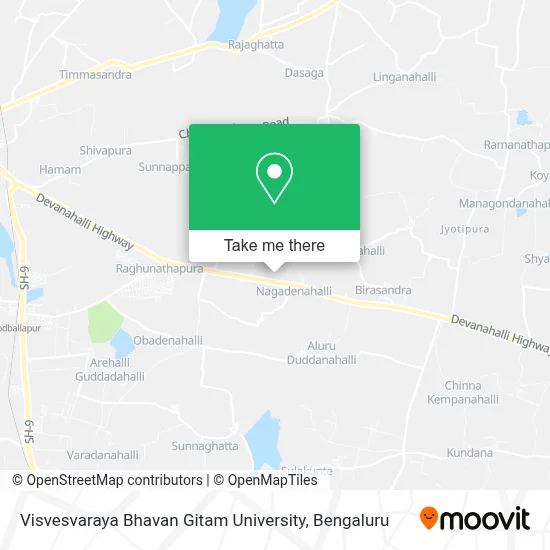 Visvesvaraya Bhavan Gitam University map