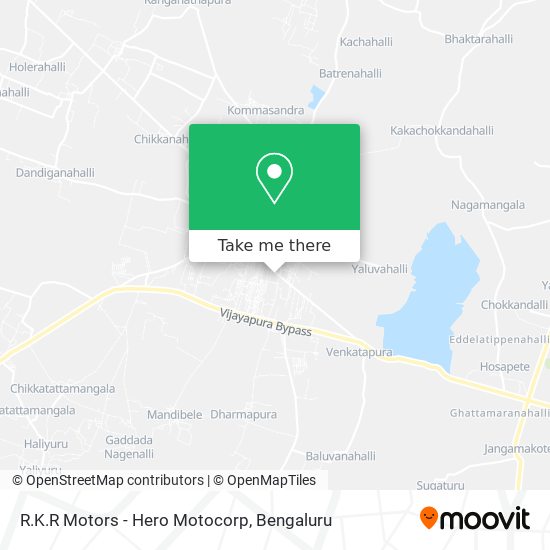 R.K.R Motors - Hero Motocorp map