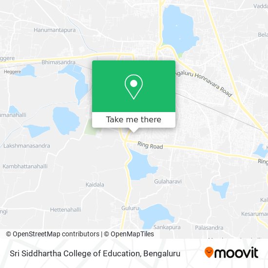 Sri Siddhartha College of Education map