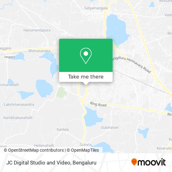 JC Digital Studio and Video map