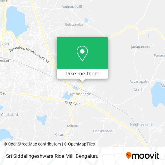Sri Siddalingeshwara Rice Mill map