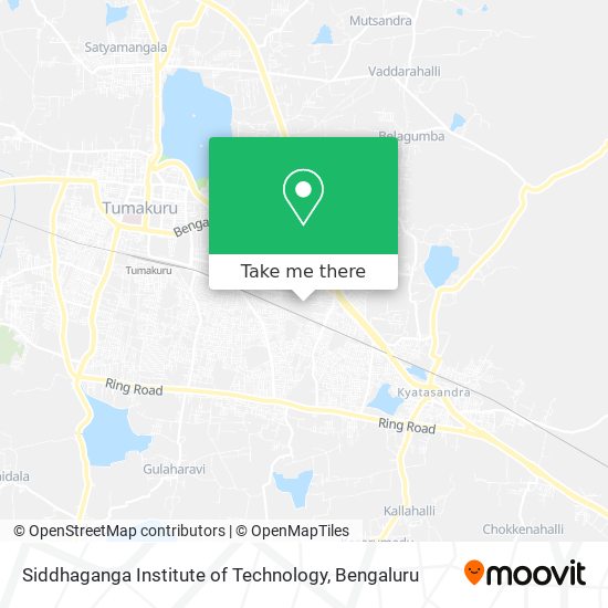 Siddhaganga Institute of Technology map