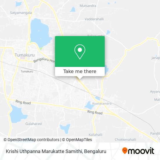 Krishi Uthpanna Marukatte Samithi map