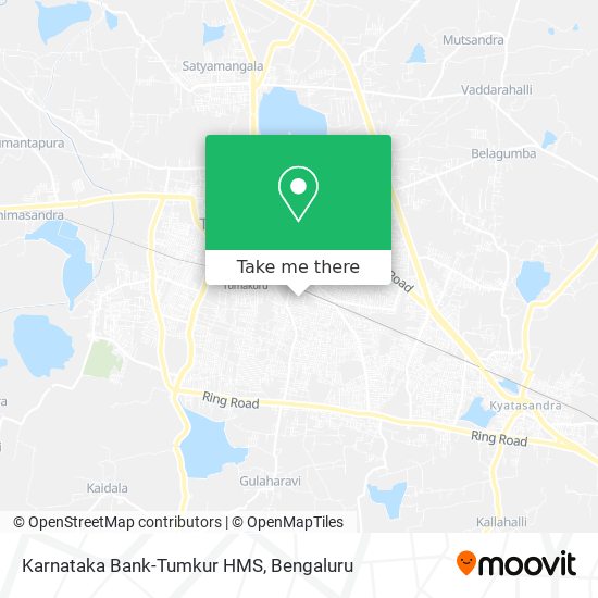 Karnataka Bank-Tumkur HMS map