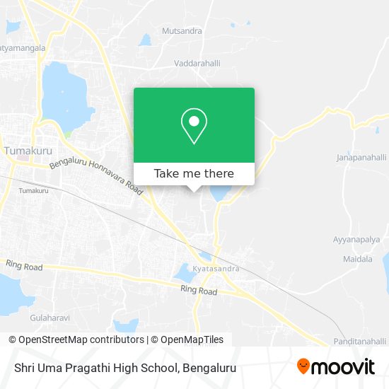 Shri Uma Pragathi High School map