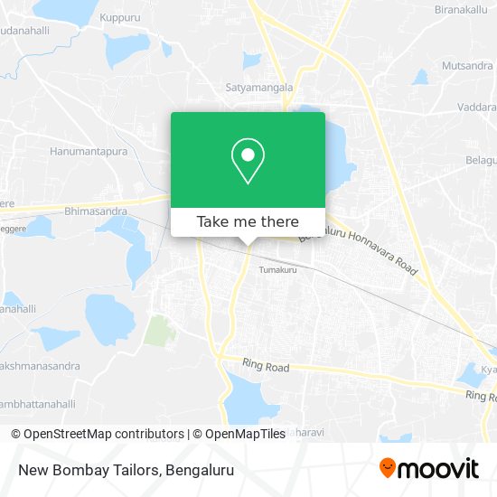 New Bombay Tailors map