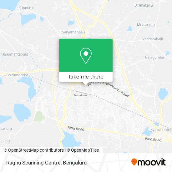 Raghu Scanning Centre map