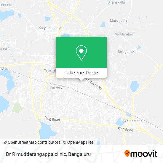 Dr R muddarangappa clinic map