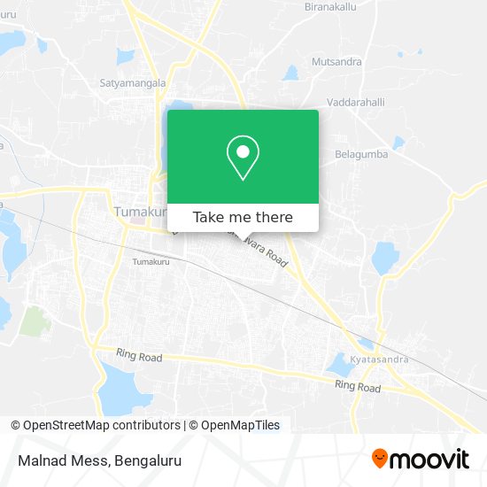 Malnad Mess map