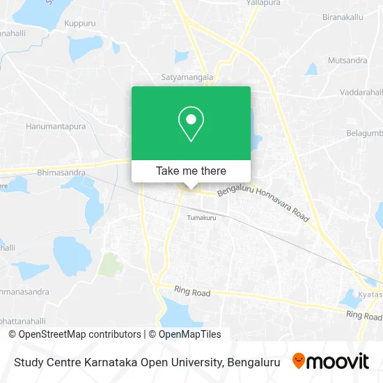 Study Centre Karnataka Open University map
