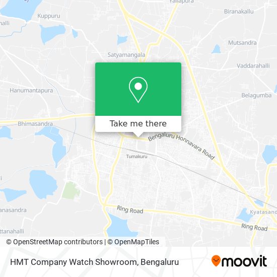 HMT Company Watch Showroom map