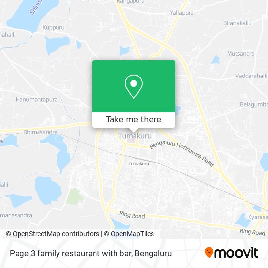 Page 3 family restaurant with bar map