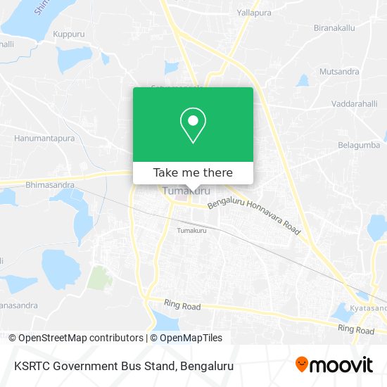 KSRTC Government Bus Stand map