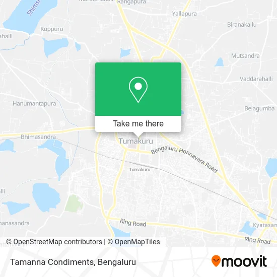 Tamanna Condiments map