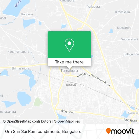 Om Shri Sai Ram condiments map