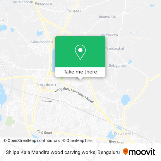 Shilpa Kala Mandira wood carving works map