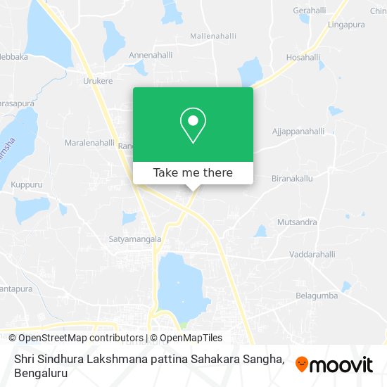 Shri Sindhura Lakshmana pattina Sahakara Sangha map