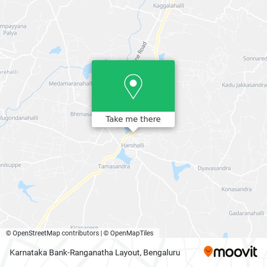 Karnataka Bank-Ranganatha Layout map