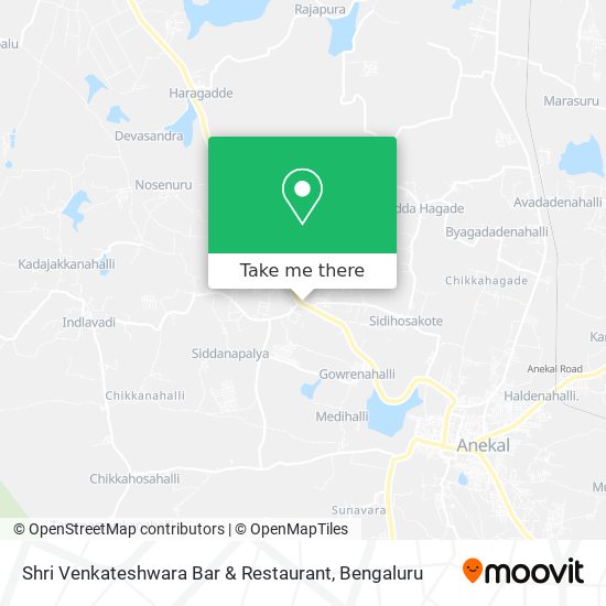 Shri Venkateshwara Bar & Restaurant map