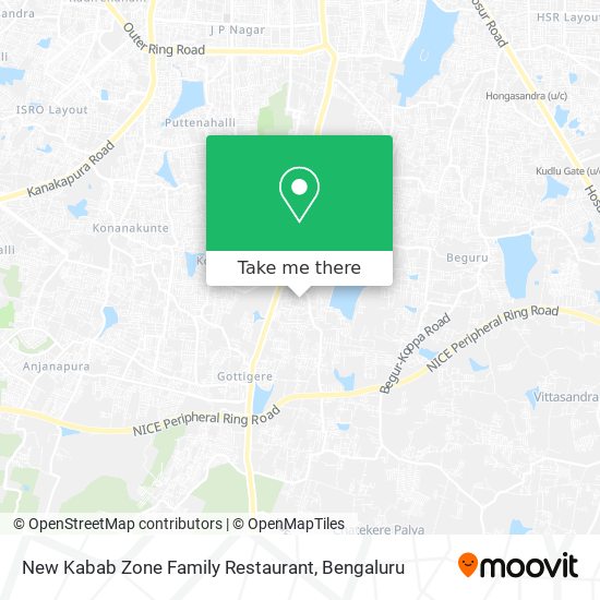 New Kabab Zone Family Restaurant map
