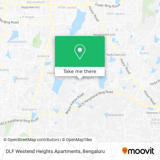 DLF Westend Heights Apartments map