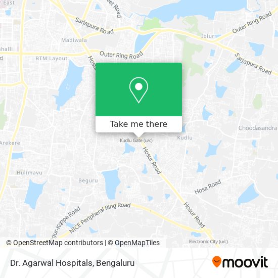 Dr. Agarwal Hospitals map