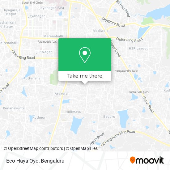 Eco Haya Oyo map