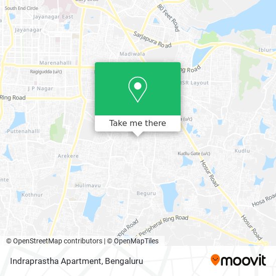 Indraprastha Apartment map