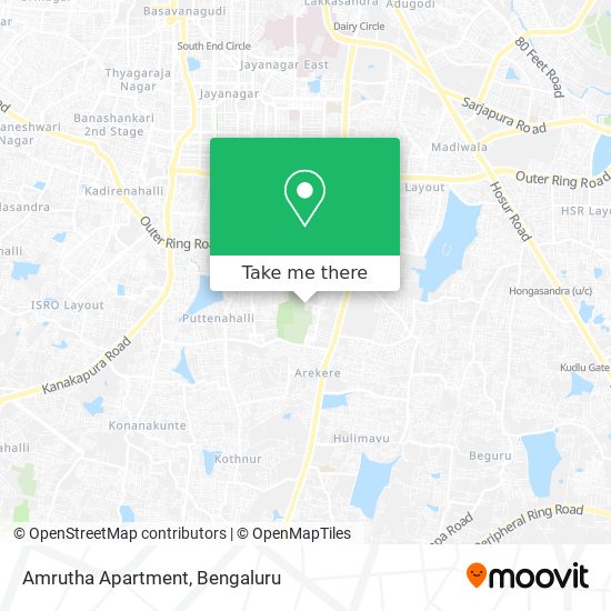 Amrutha Apartment map