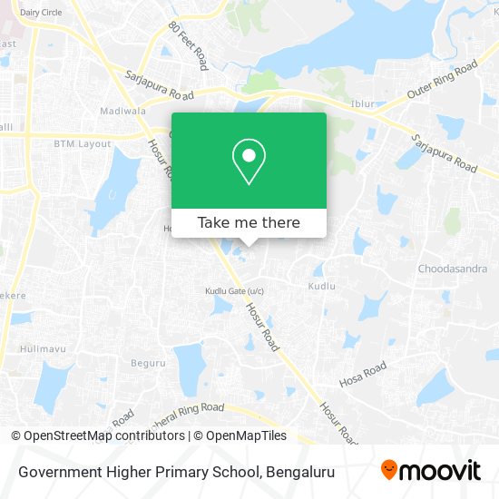 Government Higher Primary School map