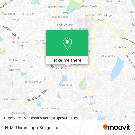H. M. Thimmappa map