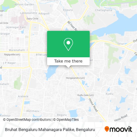 Bruhat Bengaluru Mahanagara Palike map