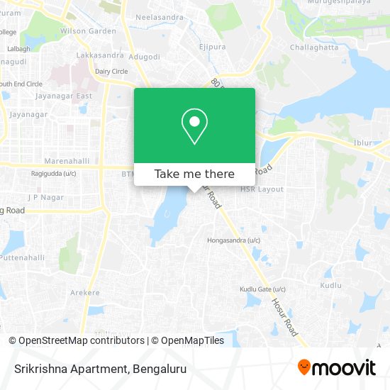 Srikrishna Apartment map