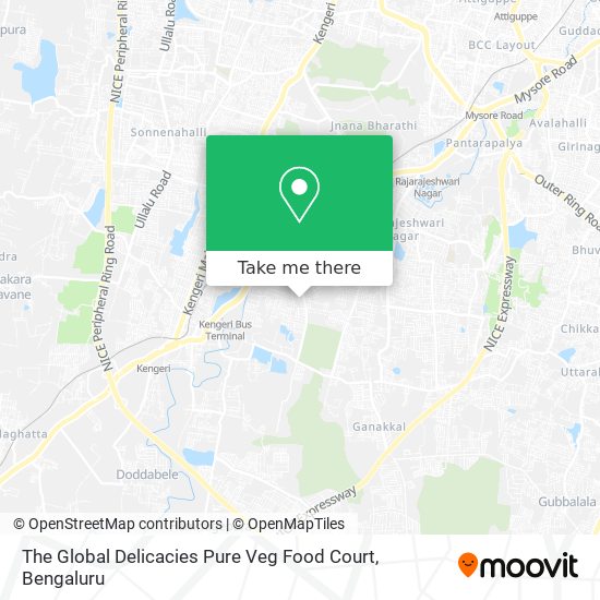 The Global Delicacies Pure Veg Food Court map