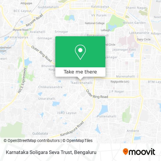 Karnataka Soligara Seva Trust map