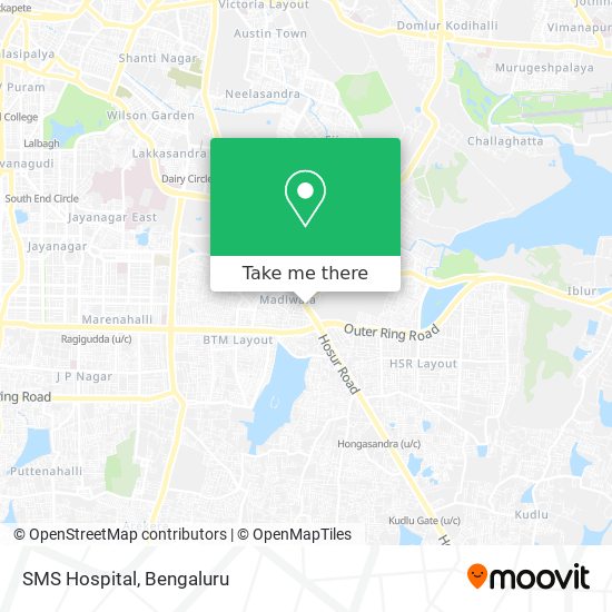 SMS Hospital map