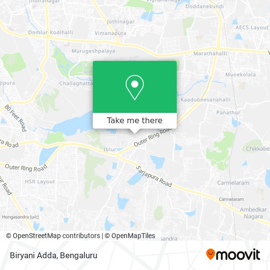 Biryani Adda map