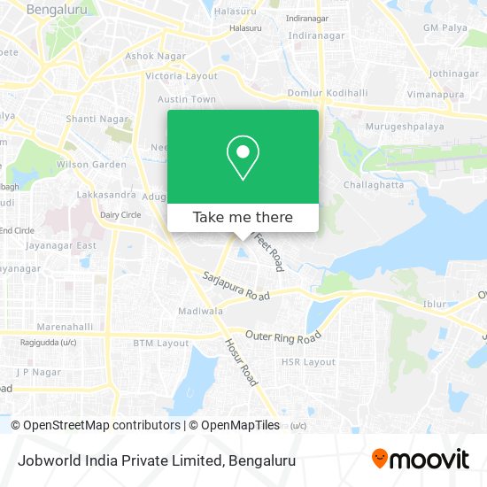 Jobworld India Private Limited map